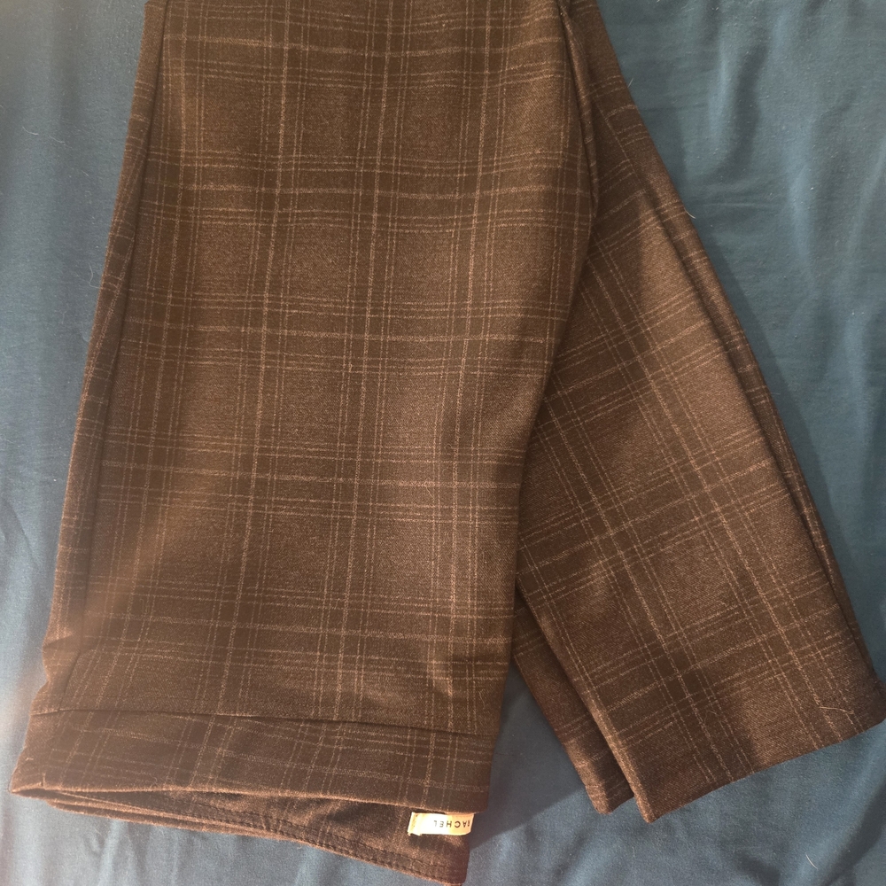 Zac & Rachel Black Plaid Pants